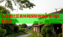 色海角社区表妹网探秘独特故事与温暖互动