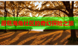 蘑菇海角社区的奇幻探险之旅