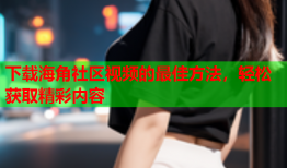 下载海角社区视频的最佳方法，轻松获取精彩内容